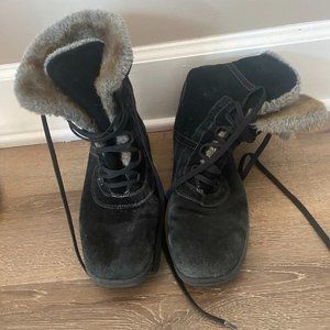 Black Snow Boots